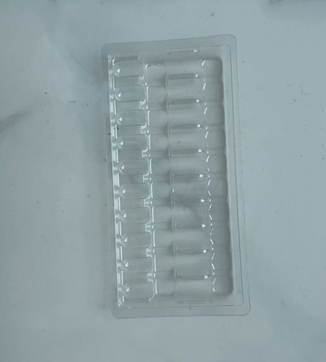 Vente en gros de 10 plateaux en plastique en PVC pour 1 ml de plateau intérieur de médicaments à vide à aiguille à eau