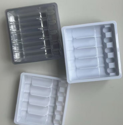 Plateau scellé personnalisé de 5 pièces pour flacons de 2 ml pour l'emballage de médicaments