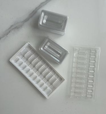 1ml 10-Piece Plastic Ampoule Tray for Pharmaceutical Packaging
