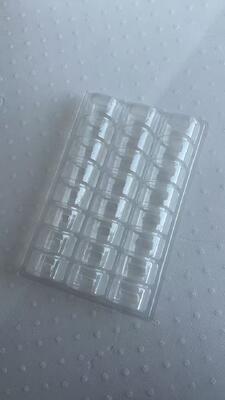 25 plateau d'emballage de macarons avec PET de qualité alimentaire épaisseur 0,55 mm et conception réutilisable