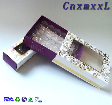 Boîte tiroir macaron, boîte premium, boîte pliante, personnalisable disponible