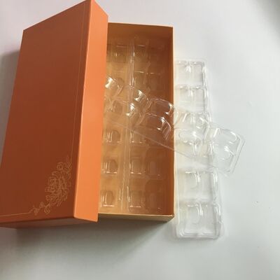 Boîte d'emballage de chocolat recyclable personnalisable avec thermoscellage pour fruits et gâteaux