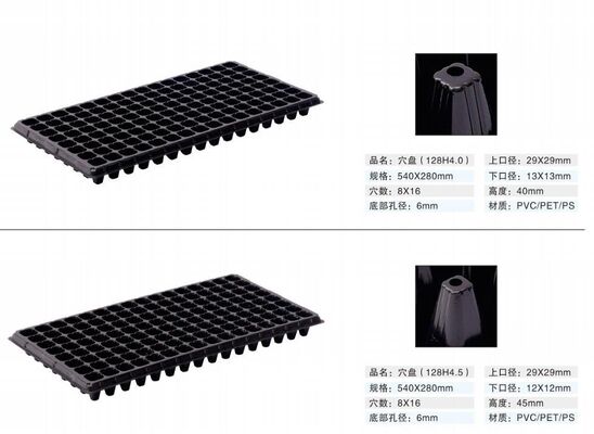 Plateau de semis en plastique de 200 cellules - épais de 2 mm et résistant au vieillissement pour la pépinière et le jardinage