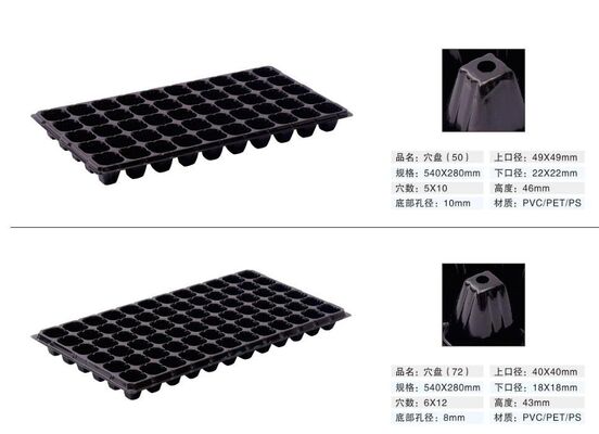 32, 50, 72, 98, 105, 128, 200 plateaux de semis, supports de semis, plateaux de semis en plastique plateau de semis plateau de démarrage de graines plateau de démarrage de semis