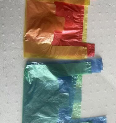 Sac de magasinage en PEHD recyclable personnalisé avec une haute résistance aux chocs pour l'utilisation dans les supermarchés