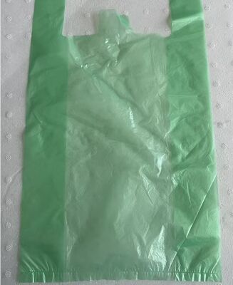 Sac en plastique HDPE avec haute résistance aux chocs, recyclable et logo personnalisé pour le shopping en supermarché
