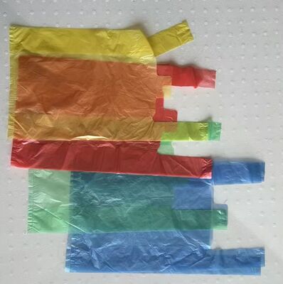 Sacs en plastique HDPE recyclables personnalisés à haute résistance aux chocs pour les achats en supermarché