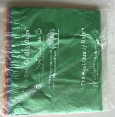 Sac en plastique HDPE recyclable personnalisé avec une haute résistance aux chocs pour le shopping en supermarché