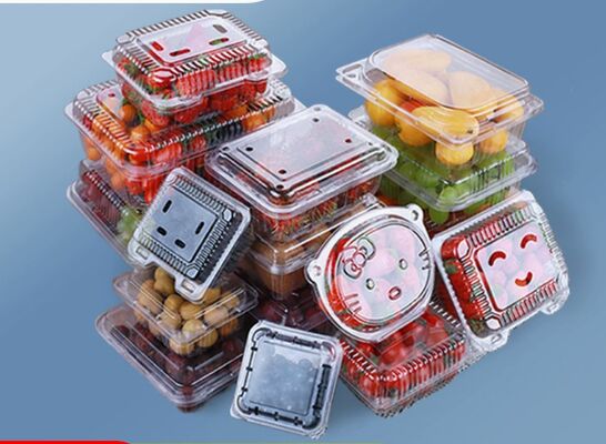 Customized Design Recyclable PET Plastic Blister Packaging with Heat Sealing for Fresh Produce
