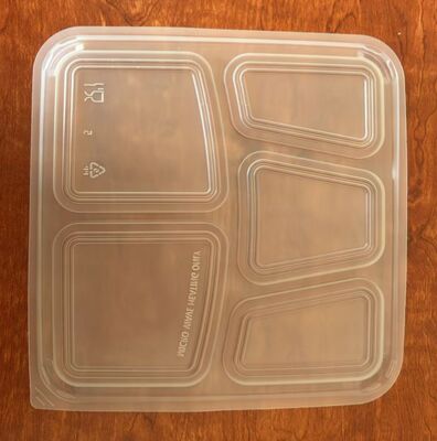 CONTENANT EN PLASTIQUE DE 5 DIVISIONSCOULEUR