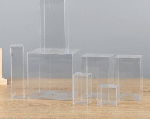 Boîtes d'emballage en PVC de vente directe d'usine, boîtes transparentes en PET, ceintures en PP, boîtes de couleur universelles, coffrets cadeaux à base d'échantillons.