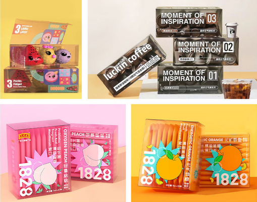Boîte d'emballage en PVC, film protecteur PET, boîte d'affichage en plastique, jouet, boîte de rangement de cosmétiques, polissage PP, personnalisation