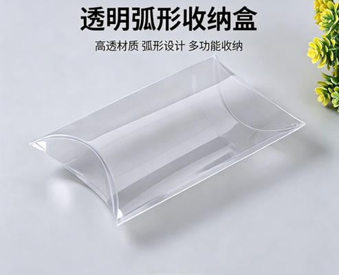 Boîte d'emballage en PVC transparent personnalisée de couleur, boîte cadeau en plastique en PP glacé, boîte pliante en PET, personnalisation de petits lots