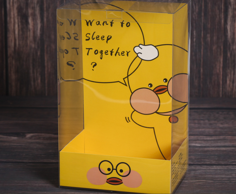 Boîte d'emballage en PVC - disponible en stock - nécessités quotidiennes - boîte transparente en PET - boîte de jouets - boîte mate en PP - logo imprimé en couleur - gel probiotique