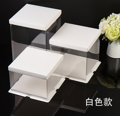Emballage de la boîte à gâteaux: 4 pouces, 6 pouces, 8 pouces, 10 pouces, 12 pouces / couche simple, double couche, couche triple, boîte cadeau de fleurs, cuisson de dessert, personnalisation