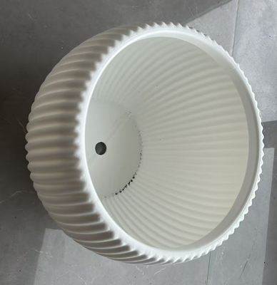Assiette à fleurs personnalisable en PEHD avec motif en relief et longue durée de vie pour une utilisation intérieure et extérieure