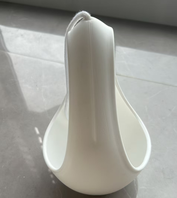 Pot de fleurs en porcelaine blanche à feuilles multiples en HDPE pour plantes en pot d'intérieur et d'extérieur