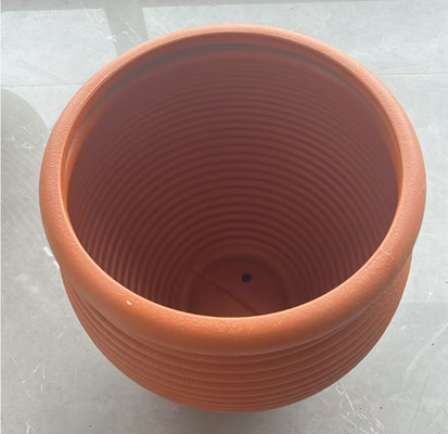 Pot de fleurs en porcelaine blanche à feuilles multiples en HDPE pour plantes en pot d'intérieur et d'extérieur