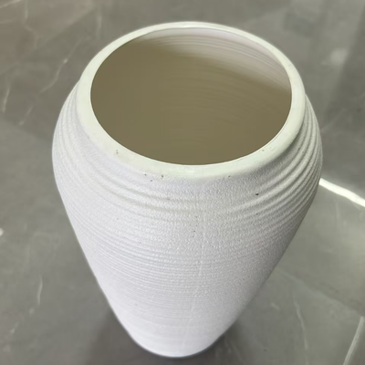 Pot de fleur en céramique de couleur Morandi nordique HDPE avec glaçage coloré peint à la main pour une utilisation intérieure et extérieure de grande capacité