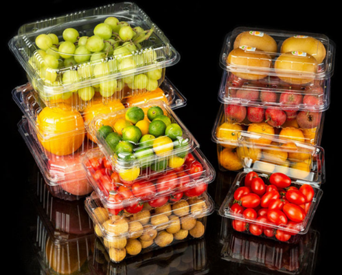 Emballages de fruits, cartons d'emballage de viande, cartons d'emballage de légumes, plateaux de semis, pots de fleurs en plastique, boîtes de restauration rapide, ainsi que boîtes transparentes en PVC, PP, PET et boîtes imprimées.