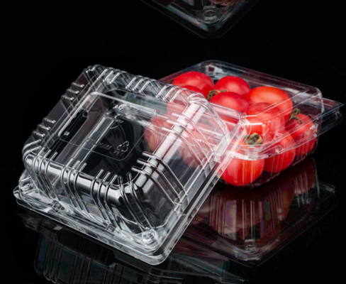 Caisses de fruits, barquettes de fruits, caisses d'emballage de viande, caisses d'emballage de légumes, caisses de restauration rapide, caisses de biscuits, ainsi que des caisses transparentes en PVC, PP, PET et des caisses imprimées.