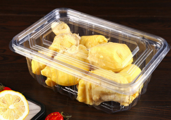 Boîtes en plastique pour fruits, plateaux de fruits, boîtes d'emballage de viande, boîtes d'emballage de légumes, boîtes de restauration rapide, boîtes de biscuits, boîtes de gâteaux, ainsi que boîtes transparentes et boîtes imprimées.