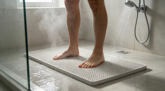 Tapis de douche antidérapant en EPP, tapis antidérapant. Convient pour une utilisation dans les douches à domicile, les hôtels, les maisons de retraite, etc. Tapis de cuisine antidérapant