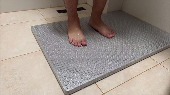 Environmental Friendly Impact Resistance Aging Resistance Shower Mat Non Slip Mat for Bathroom Safety