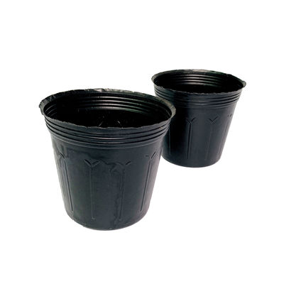 Traitement UV de fleur de pots mous en plastique noirs de crèche