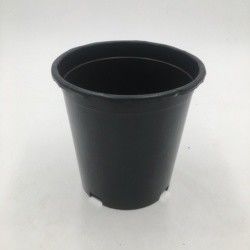 Pot extérieur en plastique noir personnalisable haut Quanlity de gallon de pot de fleur