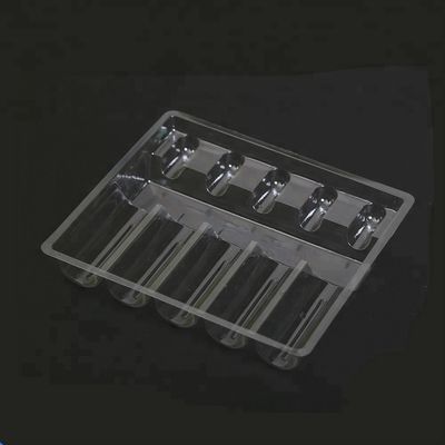 Ampoule en plastique Tray For Shipping de la boursouflure 5pcs thermoformée transparente