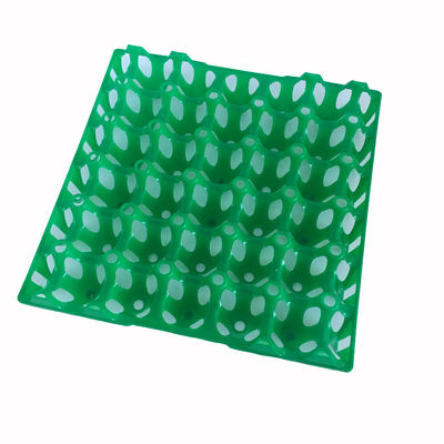 plateau en plastique en plastique d'oeufs de l'emballage de boursouflure d'ANIMAL FAMILIER jaune dur coloré de 297mm 150g