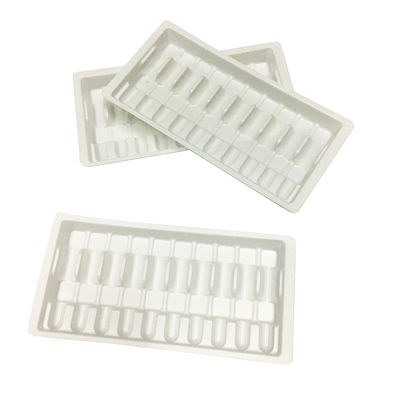 notice explicative en plastique médicale blanche de boursouflure de 1.8mm pp 10ml Tray For Vial