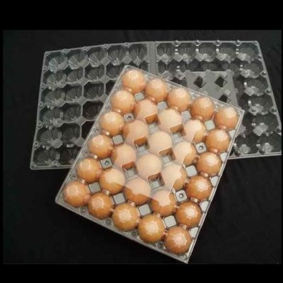 Pliant 0.4mm plateau non toxique en plastique de support d'oeufs de polymère d'emballage de boursouflure de 30 cellules