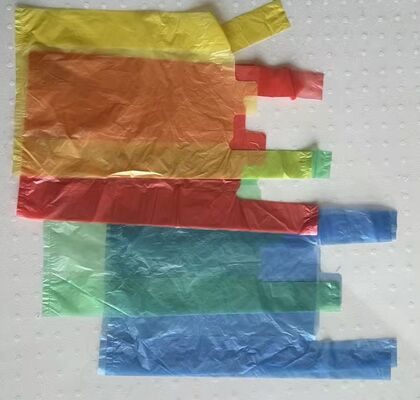 Sac de magasinage en PEHD recyclable personnalisé à haute résistance aux chocs pour les supermarchés