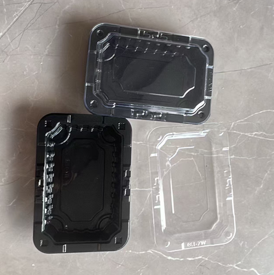 Conception personnalisée PET recyclable étanche à la chaleur Boîte d'emballage de fruits Emballage en plastique