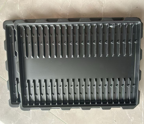 Plateau blister transparent en PET écologique antistatique personnalisé pour composants électroniques