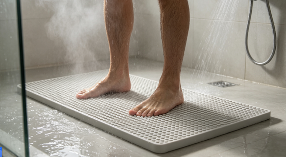 Tapis antidérapant pour salle de bain  Tapis antidérapant pour zone humide   Tapis de pied pour douche Tapis de pied pour salle de bain Tapis de bain pour salle de bain